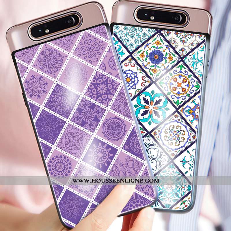 Coque Samsung Galaxy A80 Protection Verre Personnalité Tout Compris Fluide Doux Incassable Silicone 