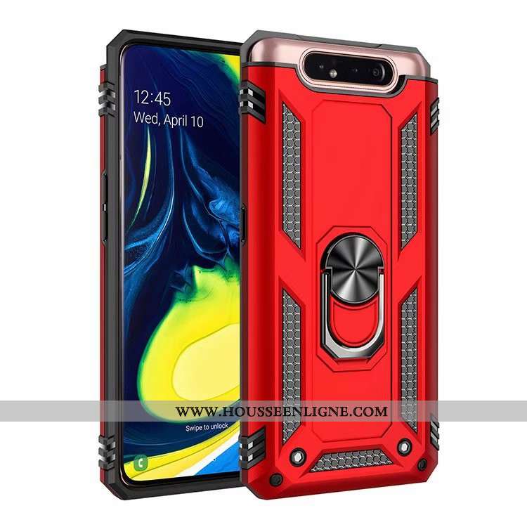 Coque Samsung Galaxy A80 Silicone Étoile Difficile Tout Compris Téléphone Portable Incassable Gris