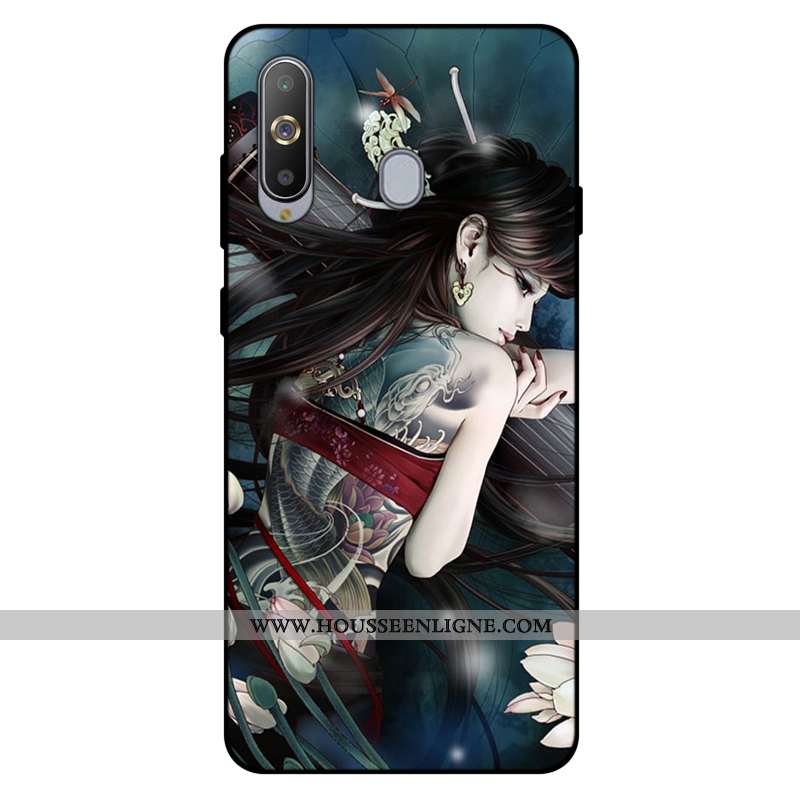 Coque Samsung Galaxy A8s Créatif Dessin Animé Tout Compris Incassable Personnalisé Silicone Fluide D