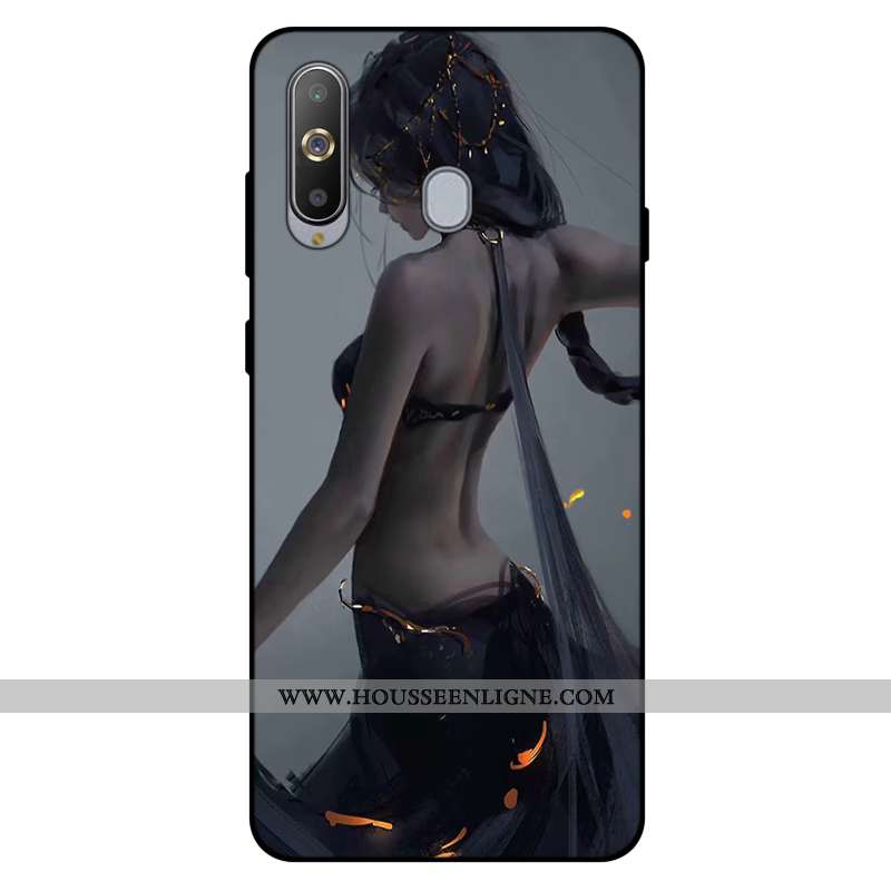Coque Samsung Galaxy A8s Créatif Dessin Animé Tout Compris Incassable Personnalisé Silicone Fluide D