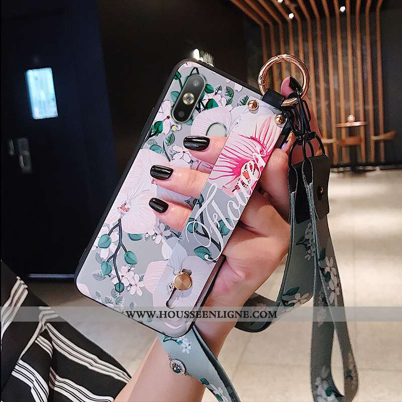 Coque Samsung Galaxy A8s Fluide Doux Silicone Tendance Étoile Petit Blanc Blanche