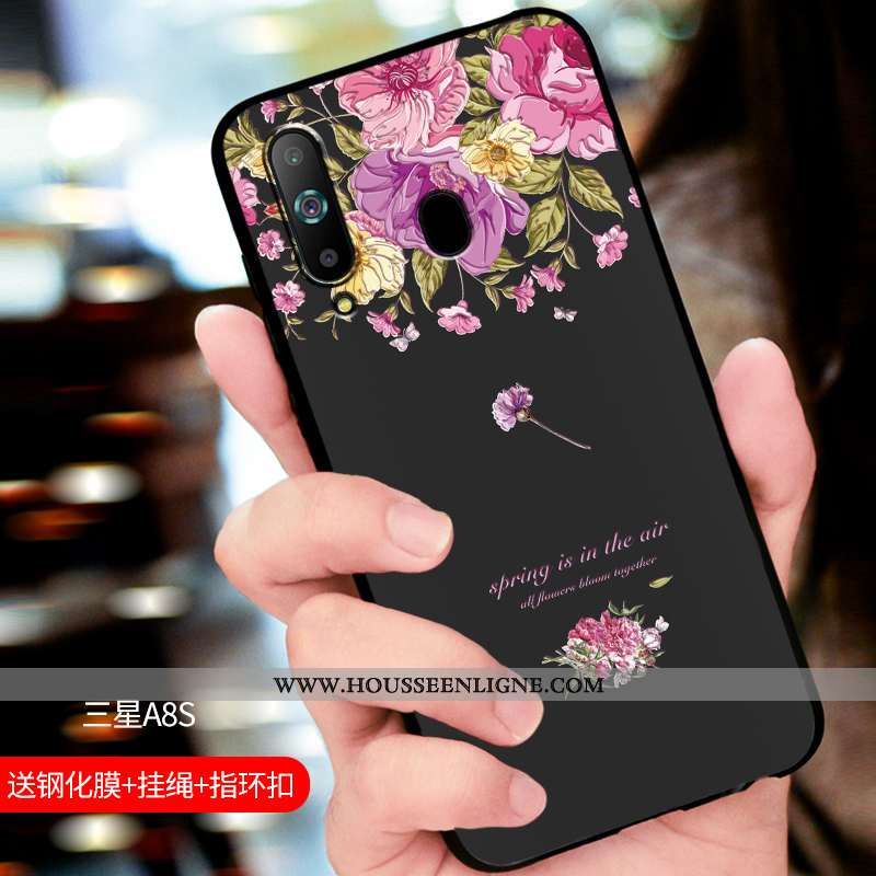 Coque Samsung Galaxy A8s Fluide Doux Silicone Tendance Étui Personnalité Téléphone Portable Protecti
