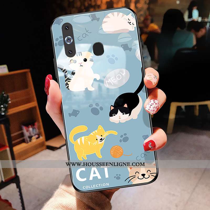 Coque Samsung Galaxy A8s Personnalité Protection Étui Jaune Téléphone Portable Étoile