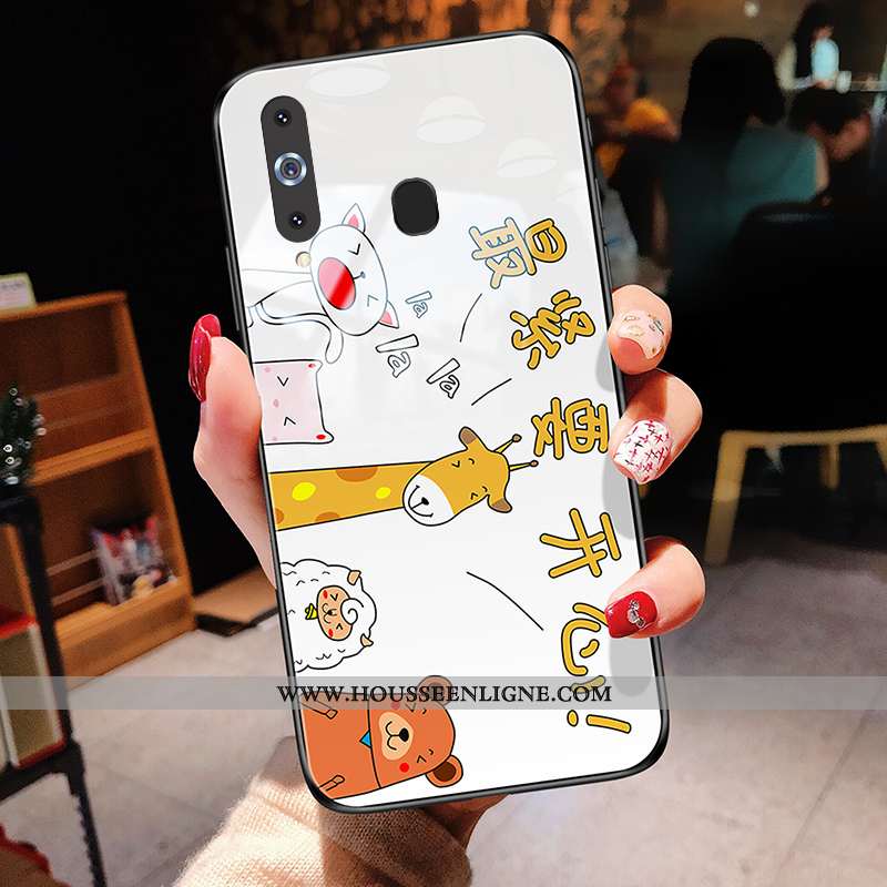 Coque Samsung Galaxy A8s Personnalité Protection Étui Jaune Téléphone Portable Étoile