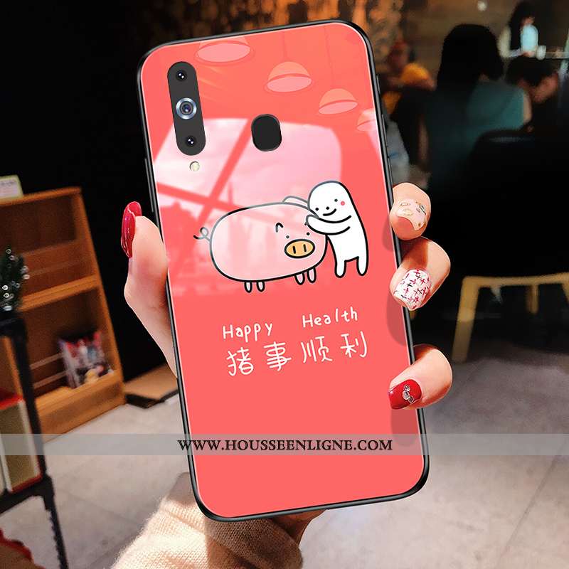 Coque Samsung Galaxy A8s Personnalité Protection Étui Jaune Téléphone Portable Étoile