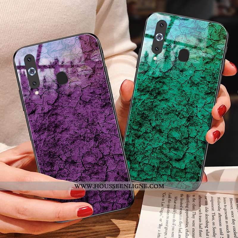 Coque Samsung Galaxy A8s Personnalité Protection Étui Jaune Téléphone Portable Étoile