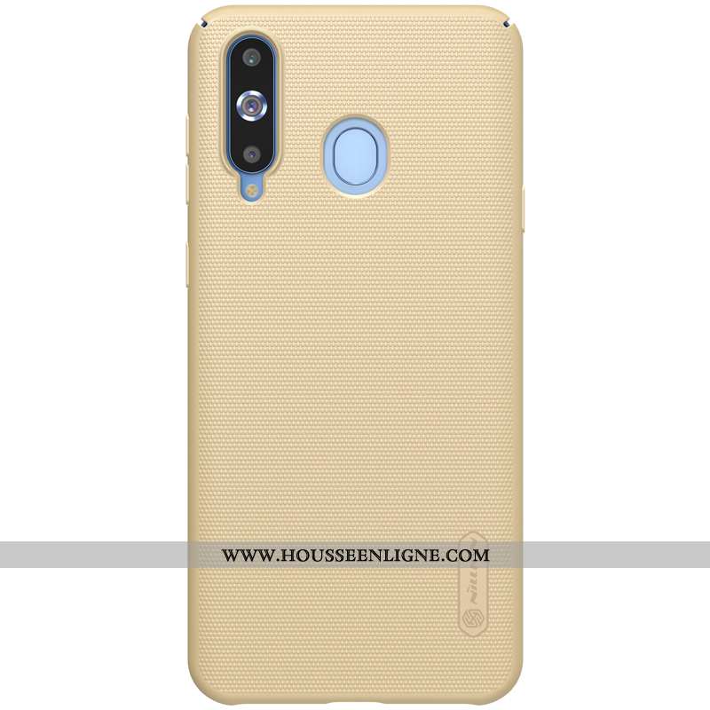 Coque Samsung Galaxy A8s Protection Délavé En Daim Téléphone Portable Jaune Étoile Incassable