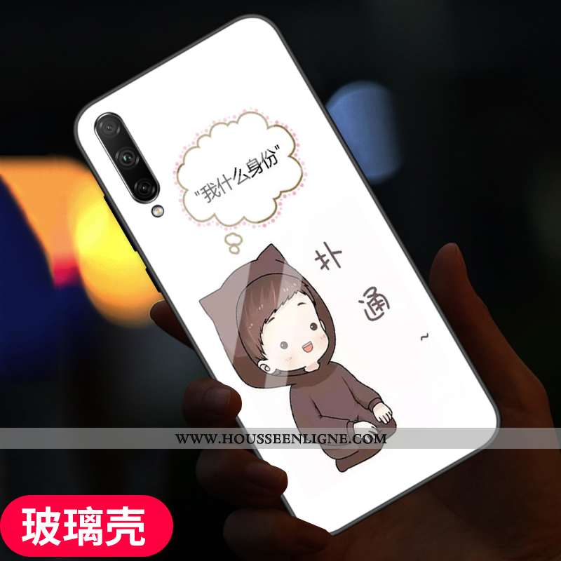 Coque Samsung Galaxy A90 5g Personnalité Créatif Tempérer Protection Verre Téléphone Portable Fluide