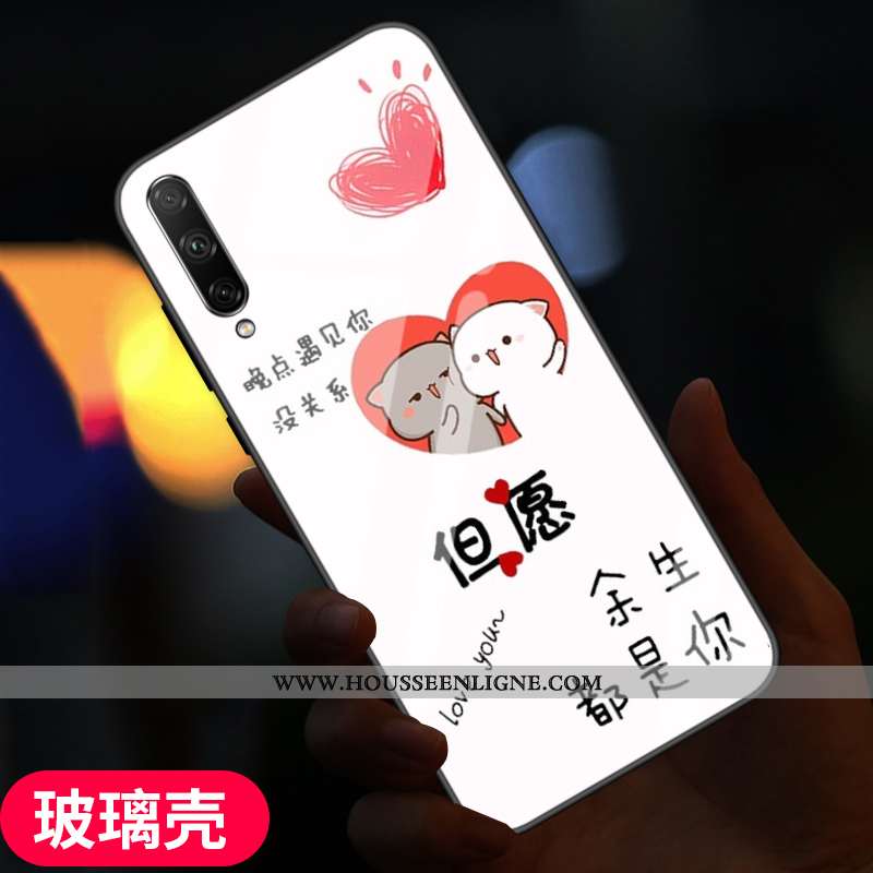 Coque Samsung Galaxy A90 5g Personnalité Créatif Tempérer Protection Verre Téléphone Portable Fluide