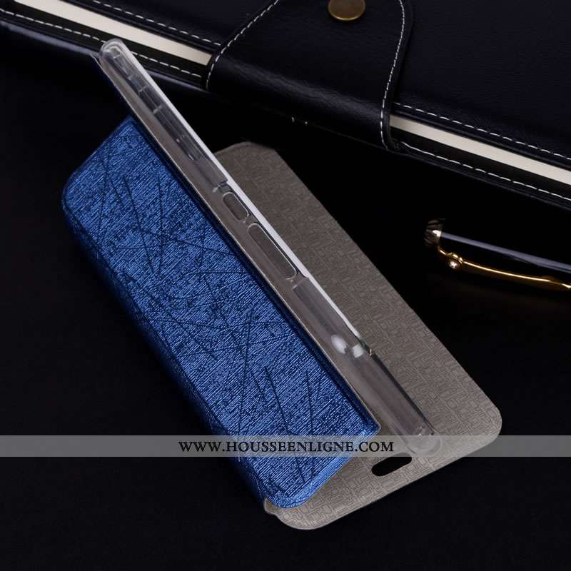 Coque Samsung Galaxy A90 5g Protection Cuir Incassable Étui Étoile Fluide Doux Rose