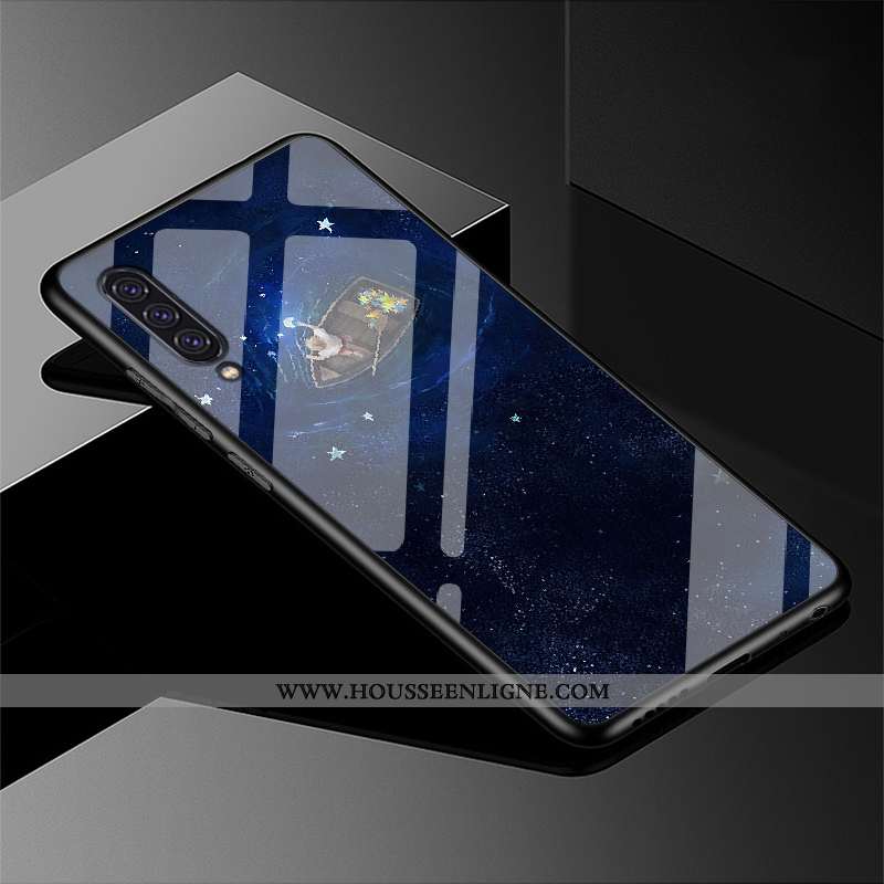Coque Samsung Galaxy A90 5g Verre Personnalité Dessin Animé Téléphone Portable Personnalisé Fluide D