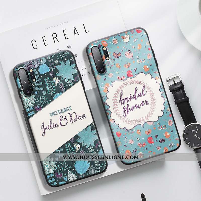 Coque Samsung Galaxy Note 10+ Créatif Gaufrage Silicone Dimensionnel Téléphone Portable Personnalité