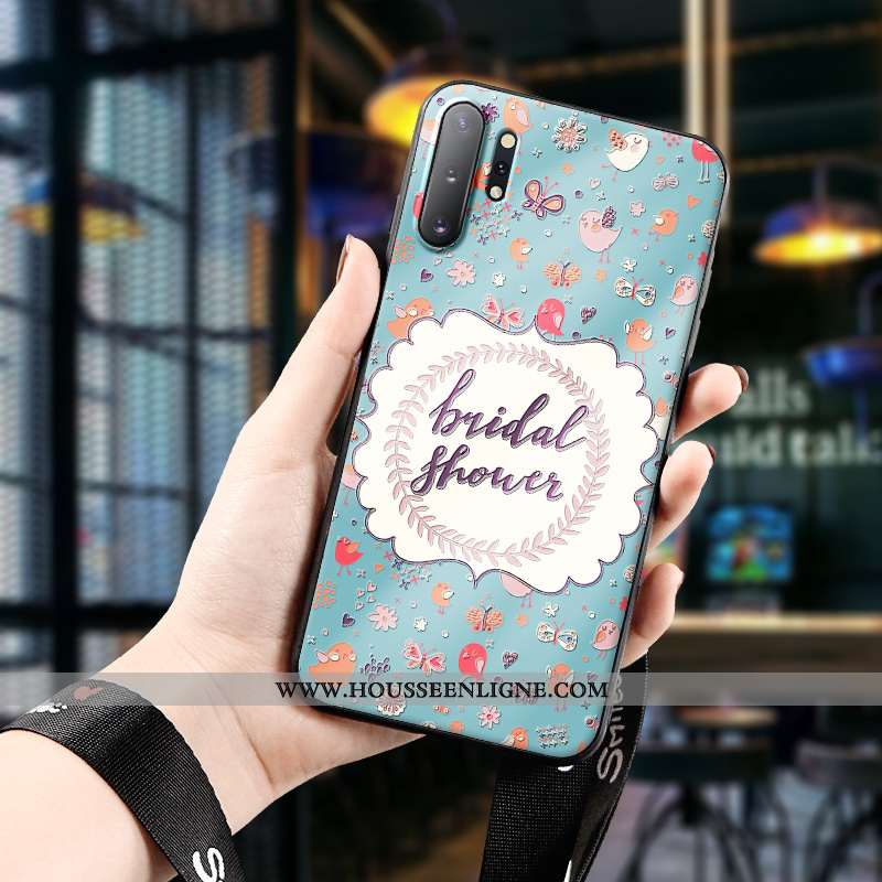 Coque Samsung Galaxy Note 10+ Créatif Gaufrage Silicone Dimensionnel Téléphone Portable Personnalité