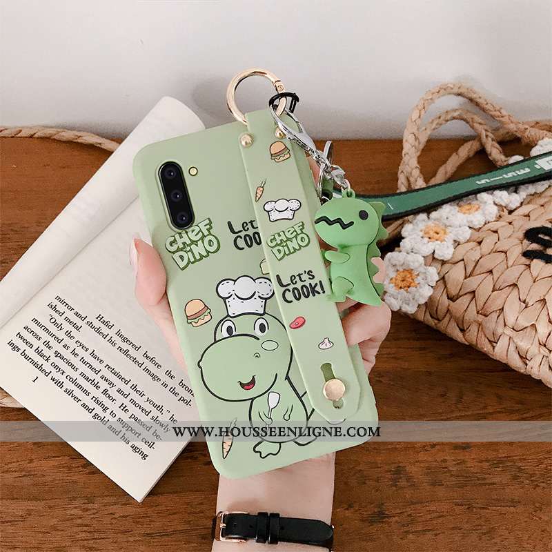 Coque Samsung Galaxy Note 10 Fluide Doux Protection Téléphone Portable Étoile Vert Légère Légères Ve