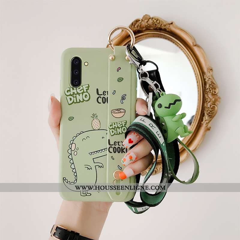 Coque Samsung Galaxy Note 10 Fluide Doux Protection Téléphone Portable Étoile Vert Légère Légères Ve