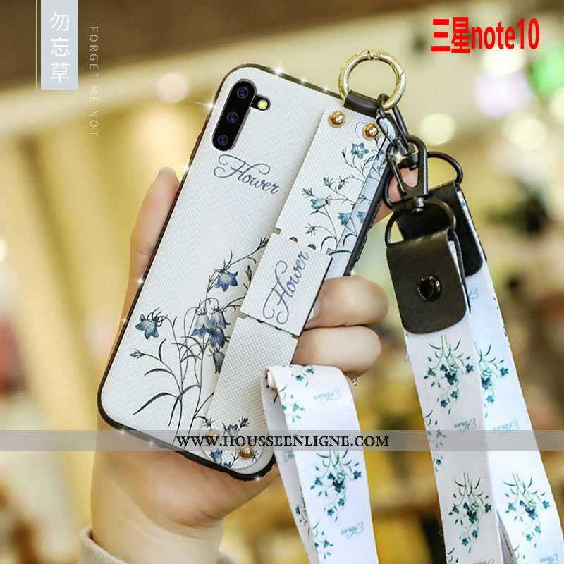 Coque Samsung Galaxy Note 10 Fluide Doux Silicone Protection Légère Personnalité Téléphone Portable 