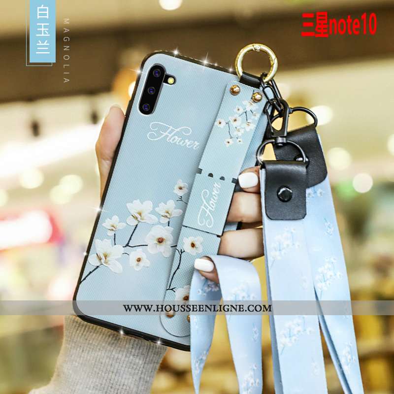 Coque Samsung Galaxy Note 10 Fluide Doux Silicone Protection Légère Personnalité Téléphone Portable 