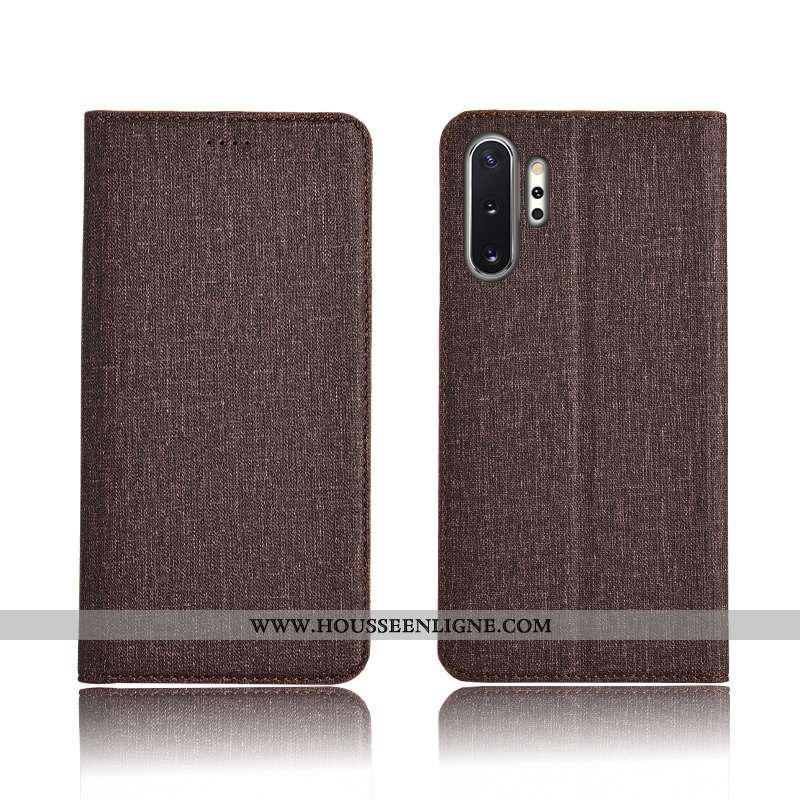 Coque Samsung Galaxy Note 10+ Fluide Doux Silicone Étoile Incassable Protection Noir Téléphone Porta