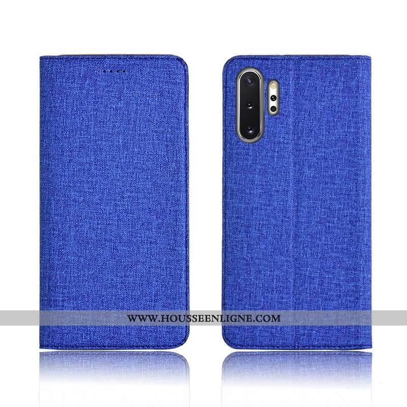 Coque Samsung Galaxy Note 10+ Fluide Doux Silicone Étoile Incassable Protection Noir Téléphone Porta