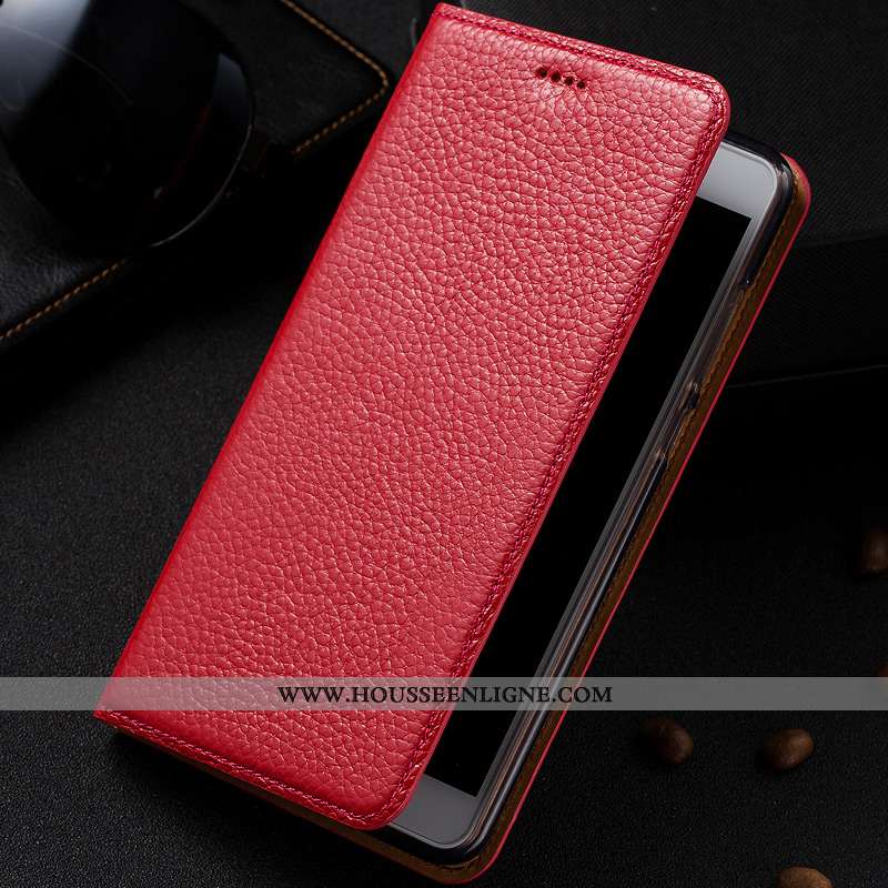 Coque Samsung Galaxy Note 10 Lite Modèle Fleurie Protection Incassable Litchi Étui Housse Bleu Foncé