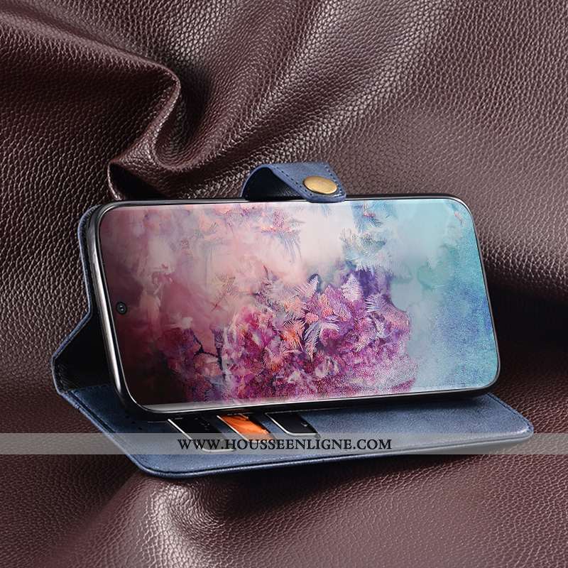 Coque Samsung Galaxy Note 10 Protection Vintage Étoile Vin Rouge Étui Portefeuille Cuir Bordeaux