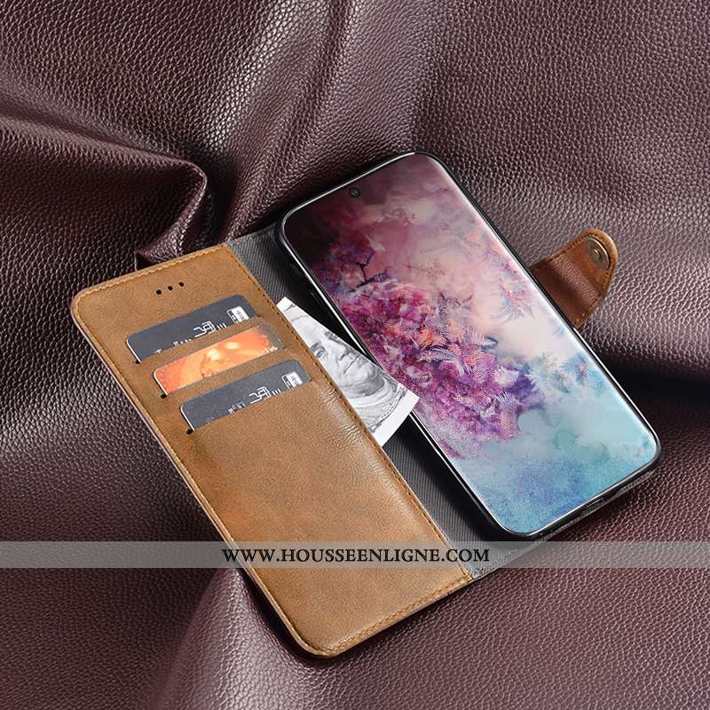 Coque Samsung Galaxy Note 10 Protection Vintage Étoile Vin Rouge Étui Portefeuille Cuir Bordeaux