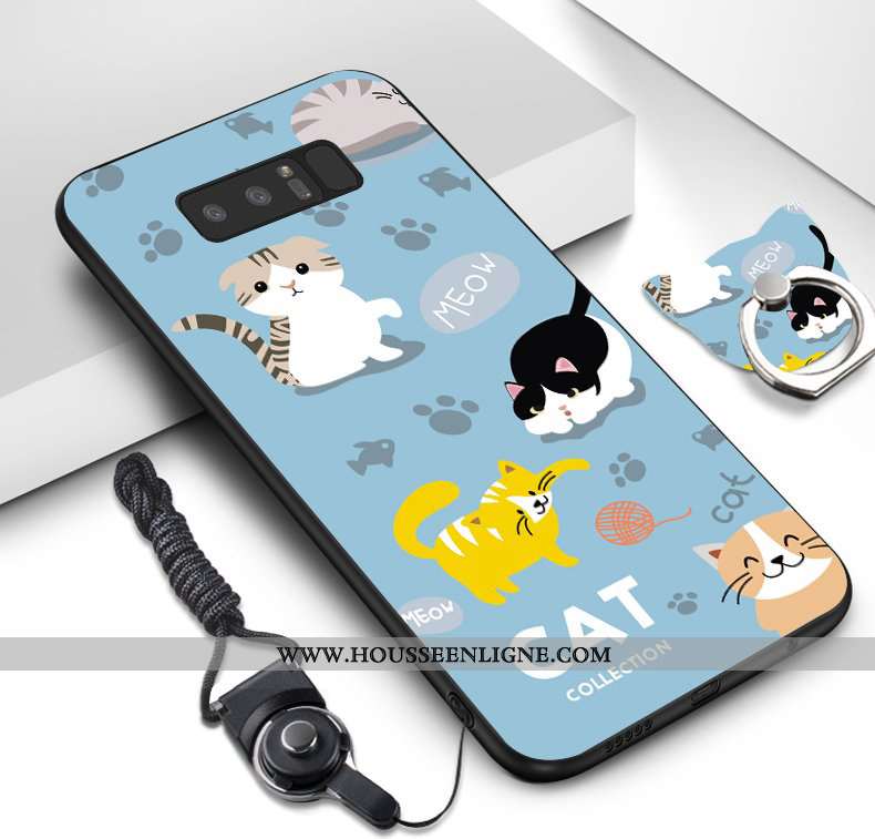 Coque Samsung Galaxy Note 8 Ornements Suspendus Dessin Animé Téléphone Portable Fluide Doux Étoile P