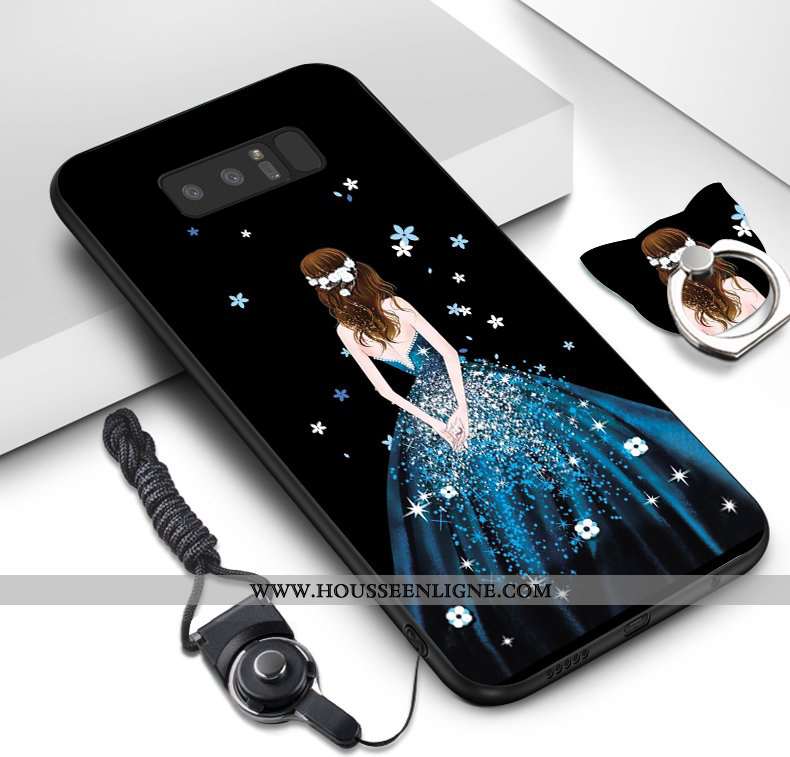 Coque Samsung Galaxy Note 8 Ornements Suspendus Dessin Animé Téléphone Portable Fluide Doux Étoile P