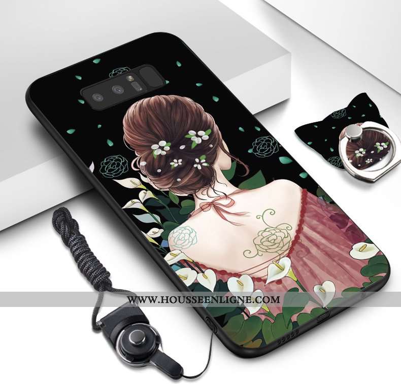 Coque Samsung Galaxy Note 8 Ornements Suspendus Dessin Animé Téléphone Portable Fluide Doux Étoile P
