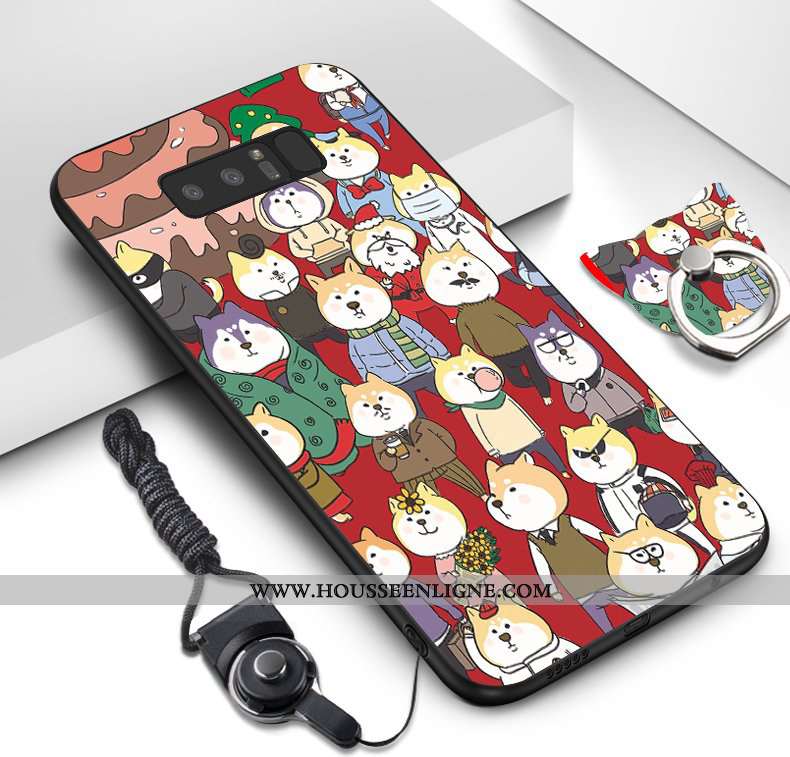 Coque Samsung Galaxy Note 8 Ornements Suspendus Dessin Animé Téléphone Portable Fluide Doux Étoile P