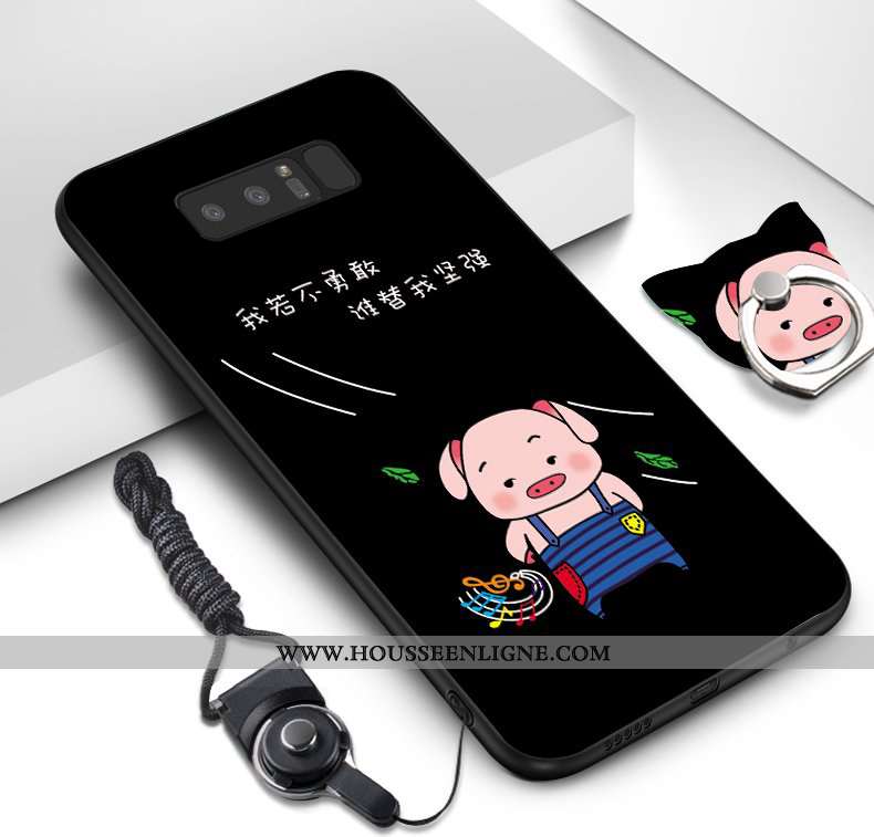 Coque Samsung Galaxy Note 8 Ornements Suspendus Dessin Animé Téléphone Portable Fluide Doux Étoile P