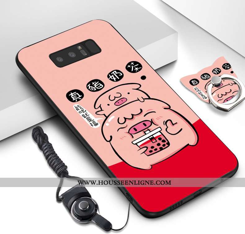 Coque Samsung Galaxy Note 8 Ornements Suspendus Dessin Animé Téléphone Portable Fluide Doux Étoile P