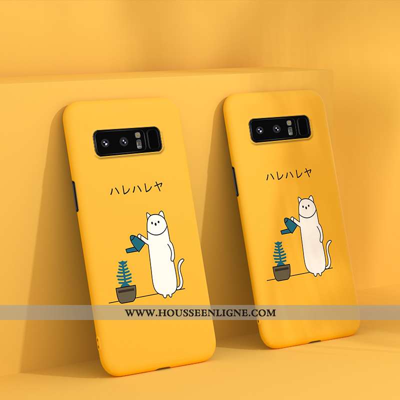 Coque Samsung Galaxy Note 8 Personnalité Créatif Tendance Téléphone Portable Étoile Nouveau Verte