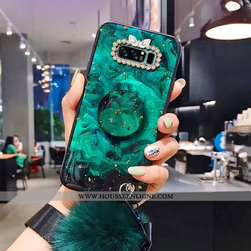 Coque Samsung Galaxy Note 8 Protection Fluide Doux Étoile Téléphone Portable Tout Compris Support Ét