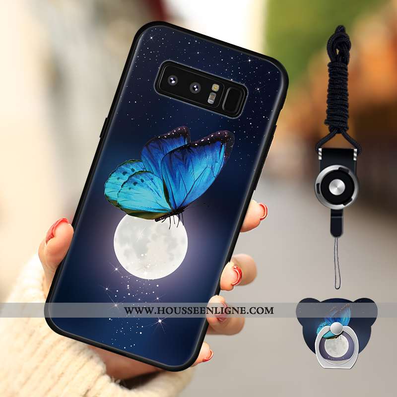 Coque Samsung Galaxy Note 8 Protection Incassable Étoile Téléphone Portable Rose Étui