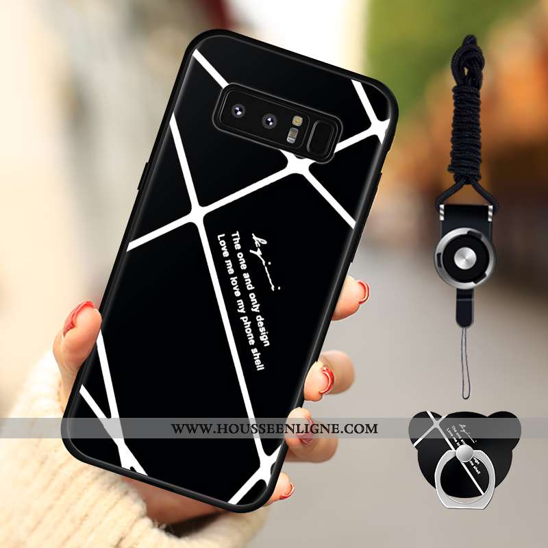 Coque Samsung Galaxy Note 8 Protection Incassable Étoile Téléphone Portable Rose Étui