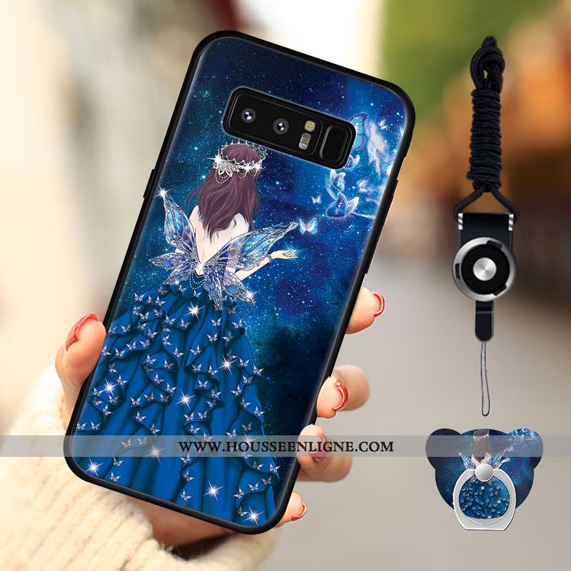 Coque Samsung Galaxy Note 8 Protection Incassable Étoile Téléphone Portable Rose Étui