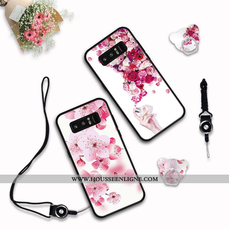 Coque Samsung Galaxy Note 8 Protection Incassable Étoile Téléphone Portable Rose Étui