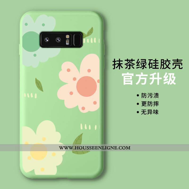 Coque Samsung Galaxy Note 8 Protection Personnalité Étoile Téléphone Portable Étui Net Rouge Fluide 