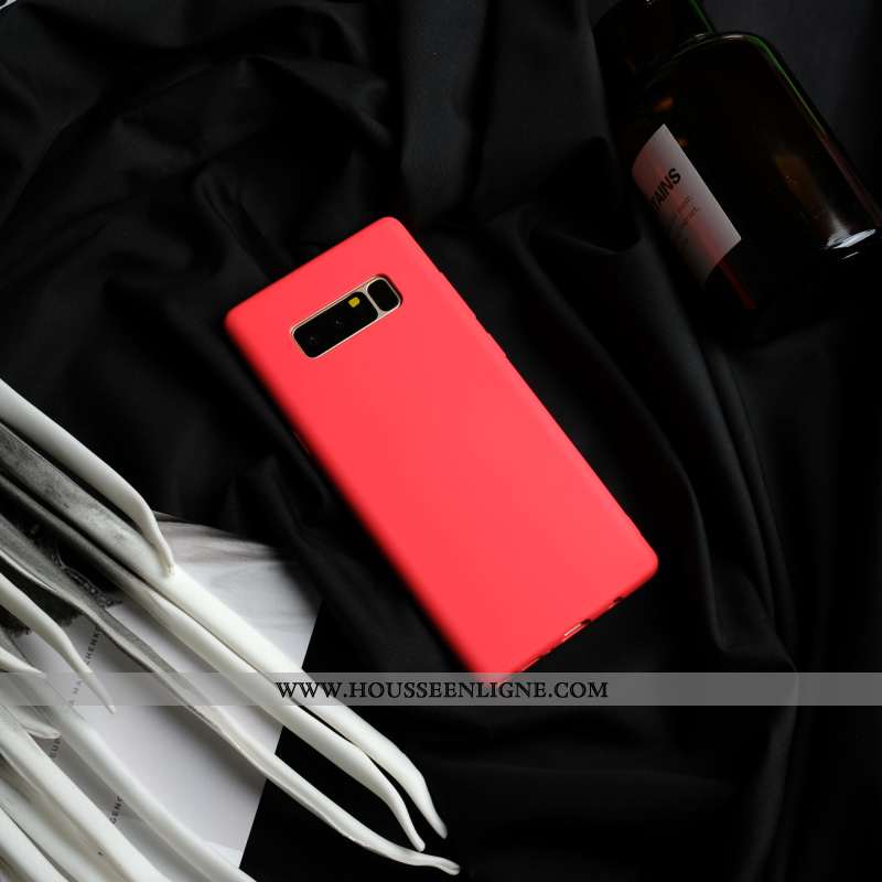 Coque Samsung Galaxy Note 8 Protection Personnalité Étui Bleu Fluide Doux Incassable