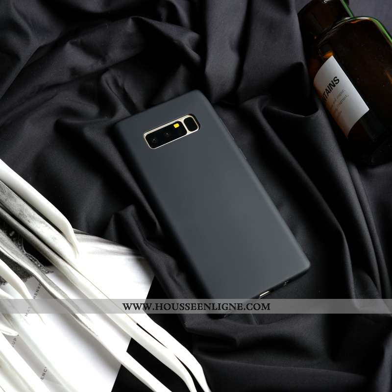 Coque Samsung Galaxy Note 8 Protection Personnalité Étui Bleu Fluide Doux Incassable