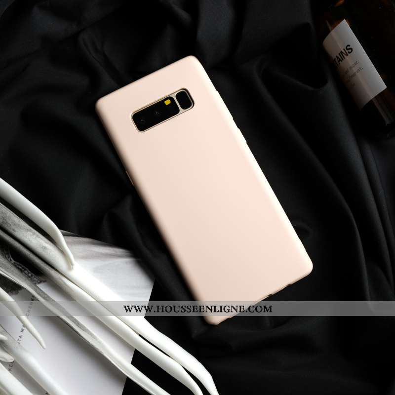 Coque Samsung Galaxy Note 8 Protection Personnalité Étui Bleu Fluide Doux Incassable