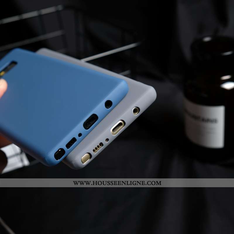 Coque Samsung Galaxy Note 8 Protection Personnalité Étui Bleu Fluide Doux Incassable