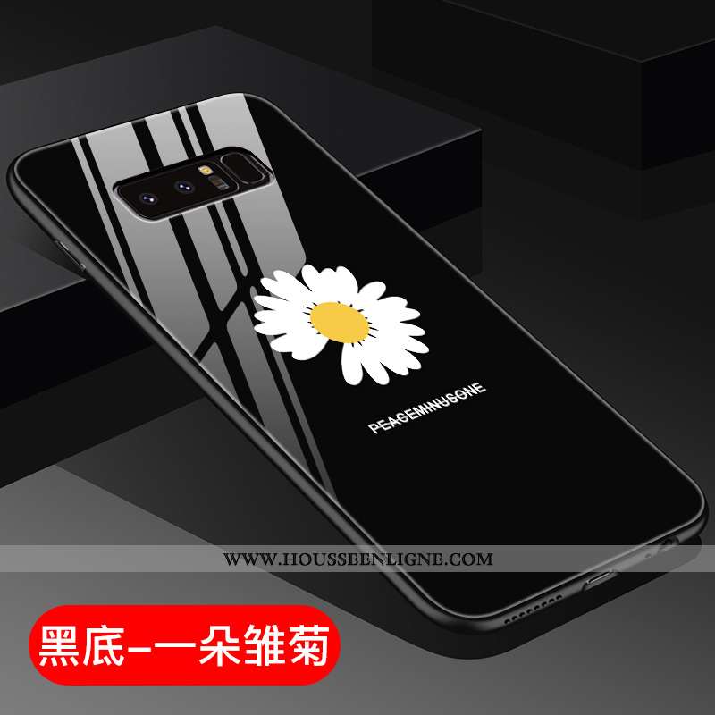 Coque Samsung Galaxy Note 8 Silicone Mode Noir Difficile Incassable Téléphone Portable