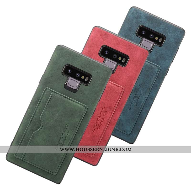 Coque Samsung Galaxy Note 9 Fluide Doux Protection Carte Téléphone Portable Incassable Étoile Tout C