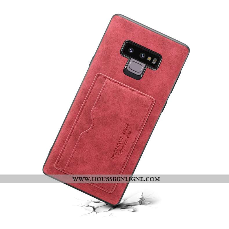 Coque Samsung Galaxy Note 9 Fluide Doux Protection Carte Téléphone Portable Incassable Étoile Tout C