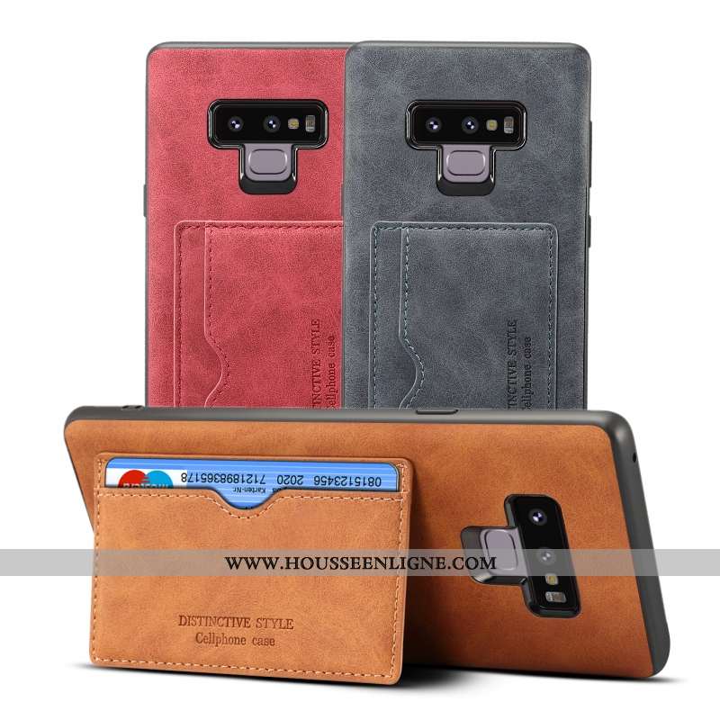 Coque Samsung Galaxy Note 9 Fluide Doux Protection Carte Téléphone Portable Incassable Étoile Tout C