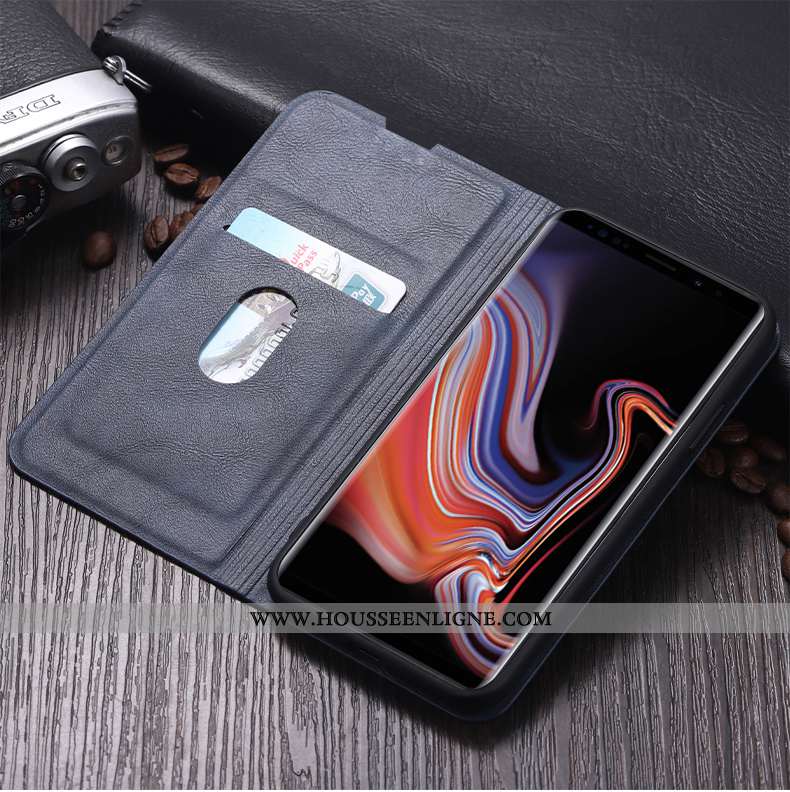 Coque Samsung Galaxy Note 9 Mode Protection Clamshell Rouge Tout Compris Incassable Étui