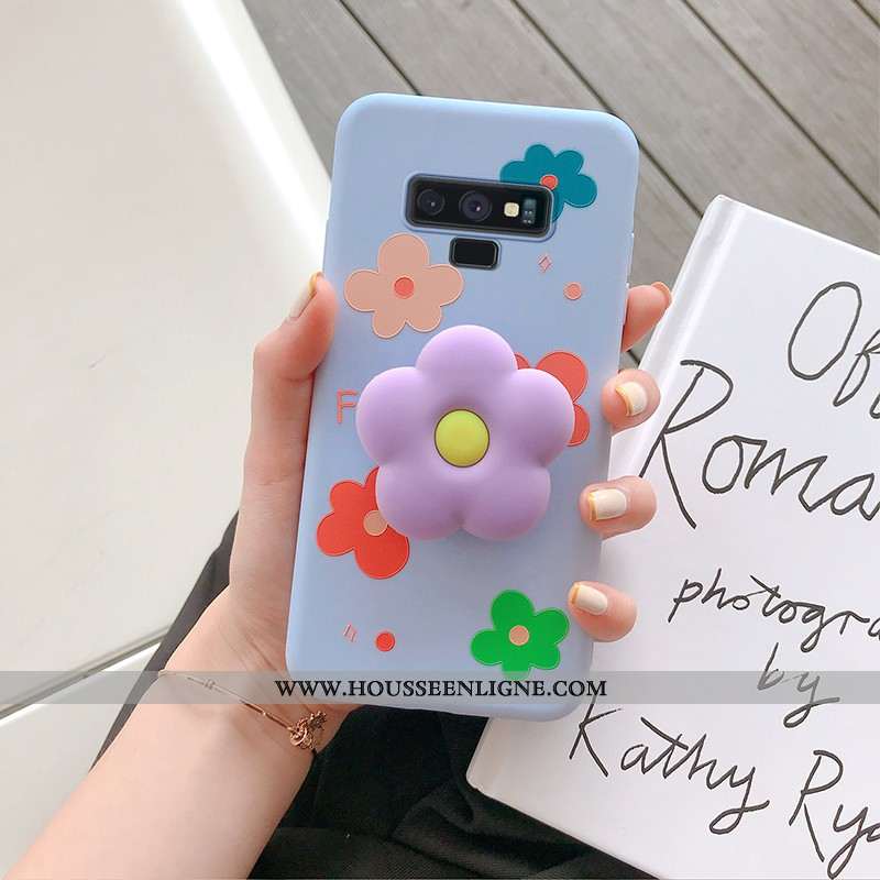 Coque Samsung Galaxy Note 9 Personnalité Dessin Animé Silicone Étui Étoile Vert Verte