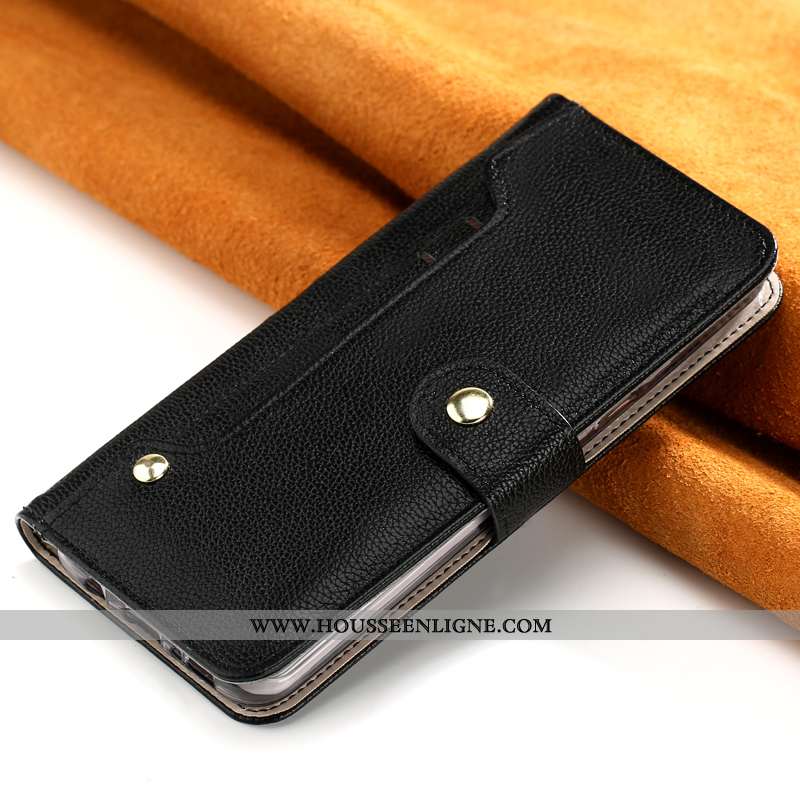 Coque Samsung Galaxy Note 9 Protection Cuir Véritable Étoile Carte Incassable Cuir Pochette Doré